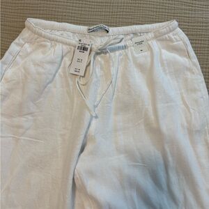 Abercrombie linen blend pant